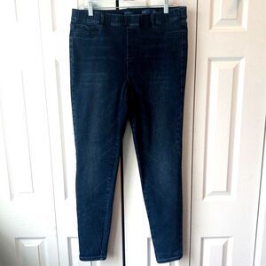 J Jill Denim Size Large Tall Perfect Jeggings Dark Wash
